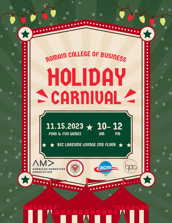 Holiday Carnival Flyer