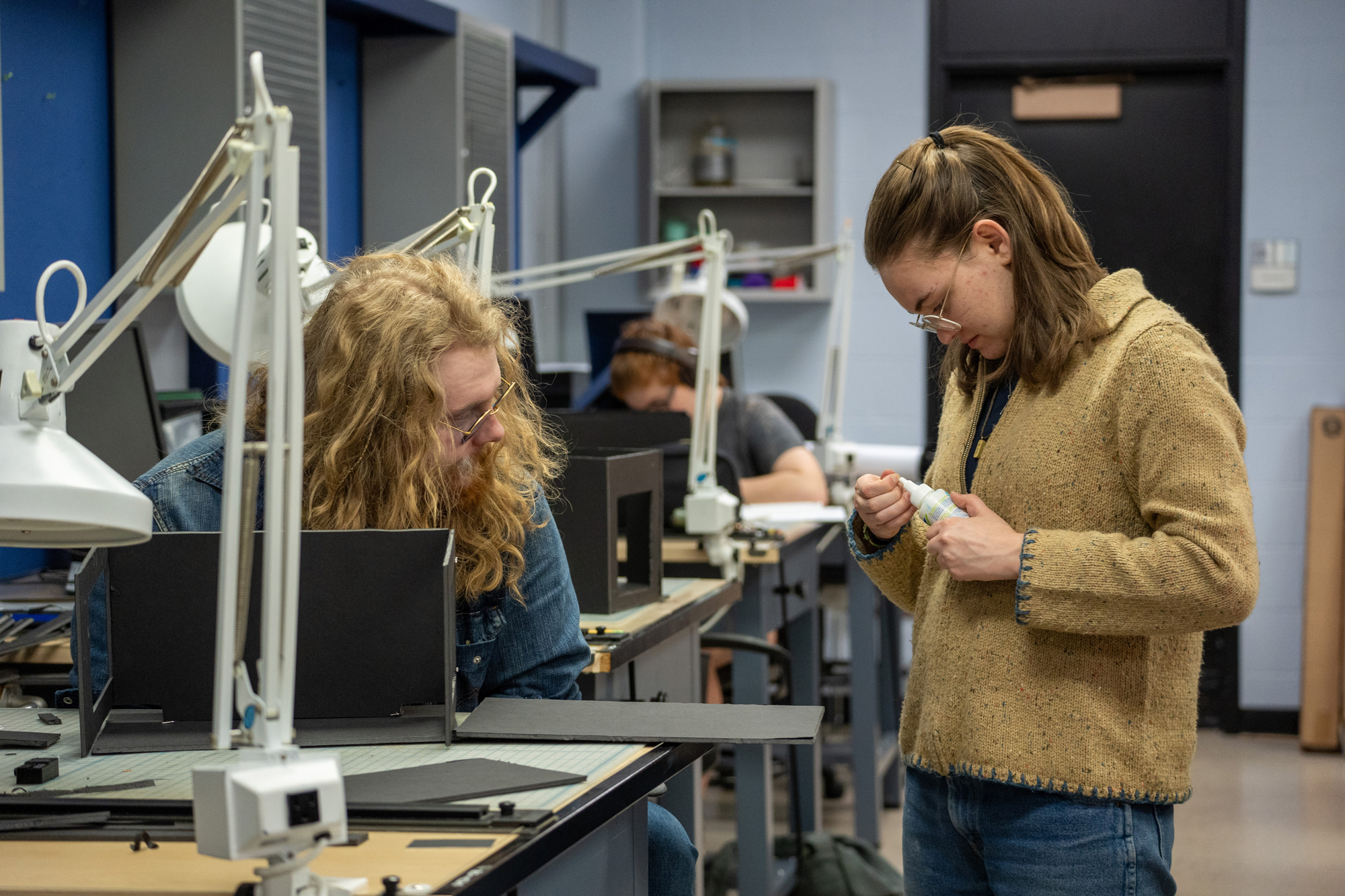 Campus life photo showing student activities and facilities