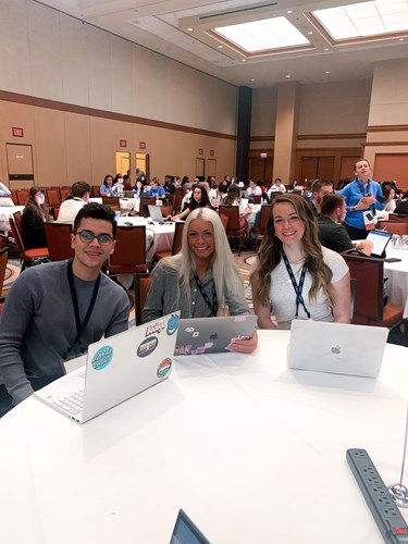 USI Students Around Conference Table