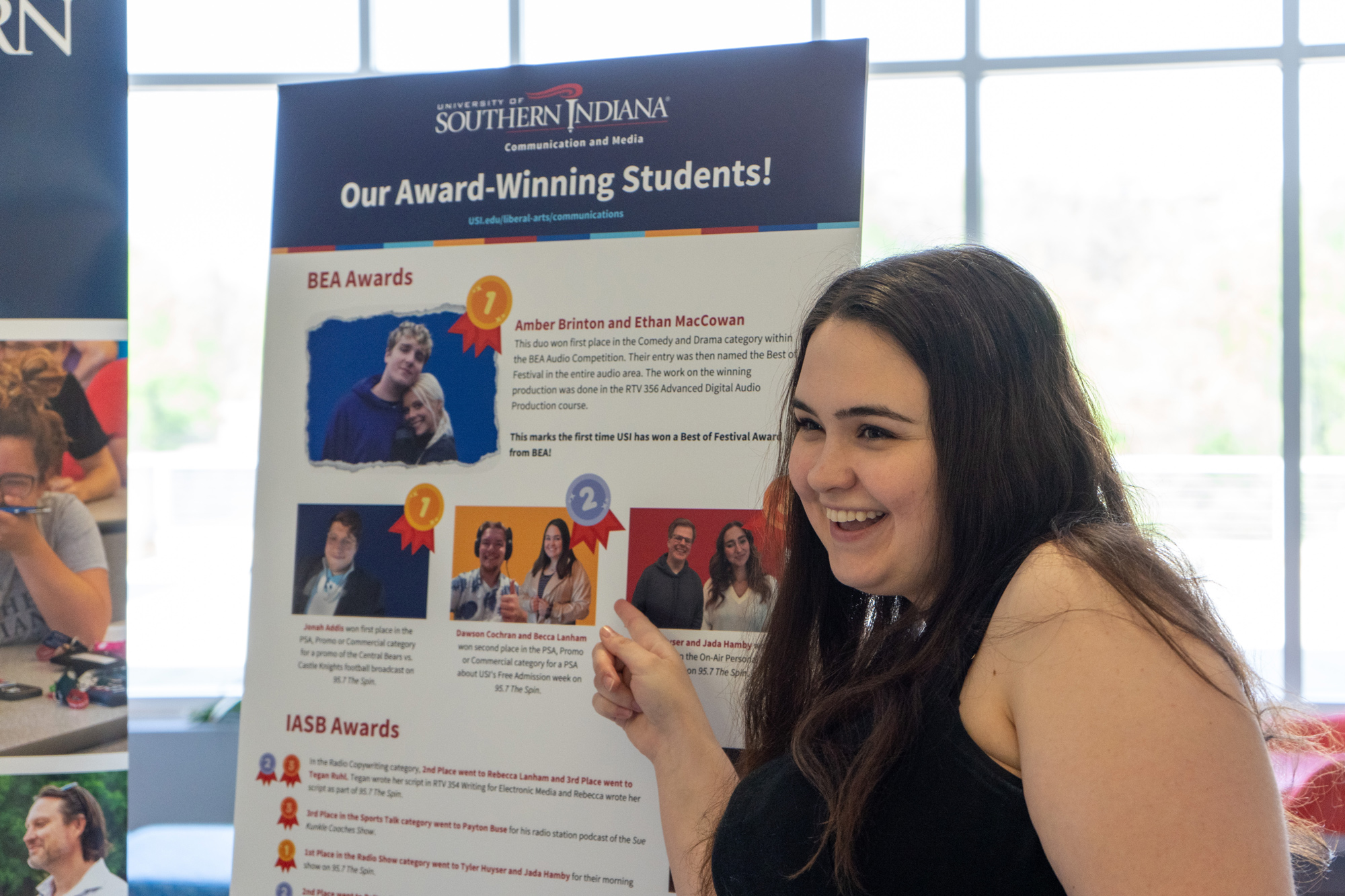 Campus life photo showing student activities and facilities