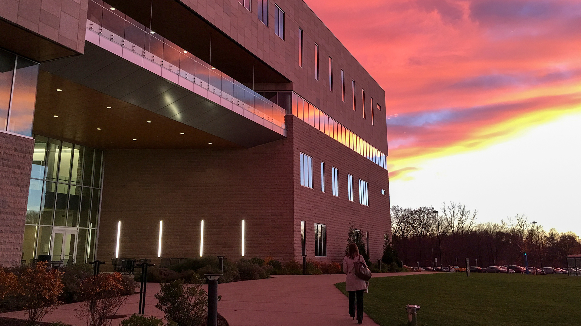 Campus life photo showing student activities and facilities