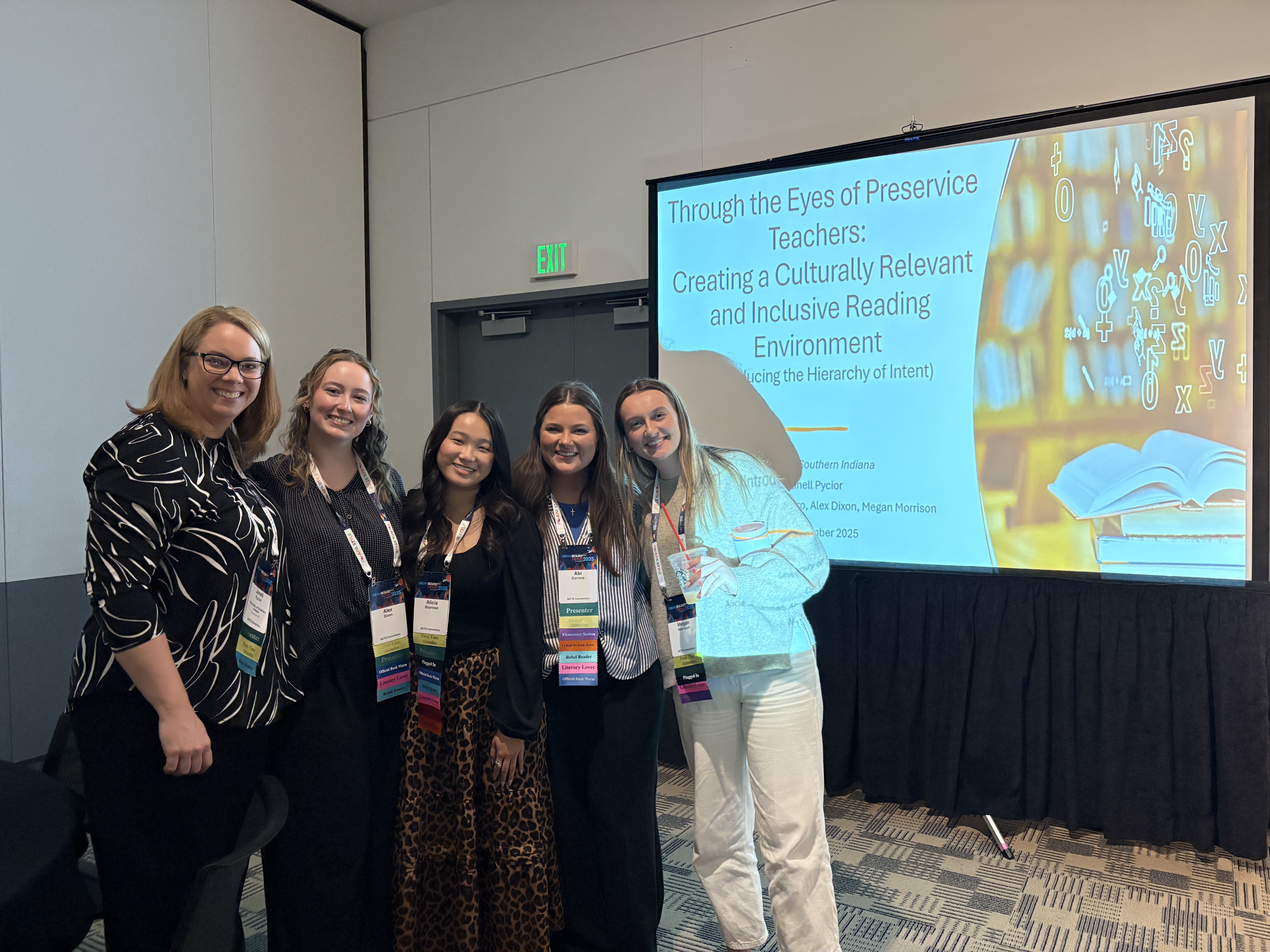 USI students present at National Council of Teachers of English convention - News article image
