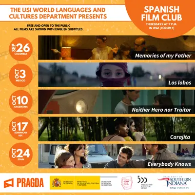 La serie Spanish Film Club de Southern Illinois University comienza el 26 de septiembre