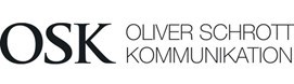 Oliver Schrott Communication spelt with K's Logo