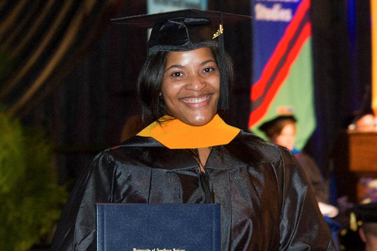 MSN graduate, Samone Glenn