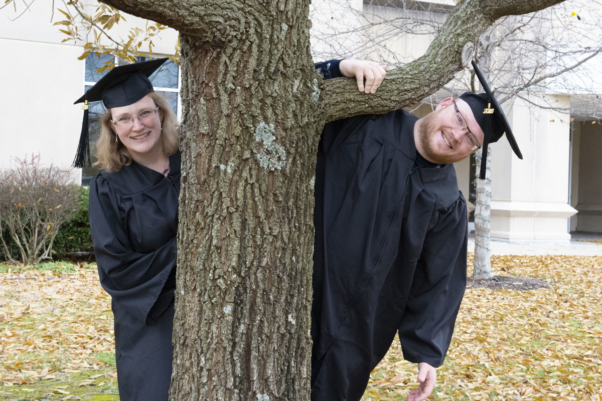 Shawn '18 and Calvin Williams '18.