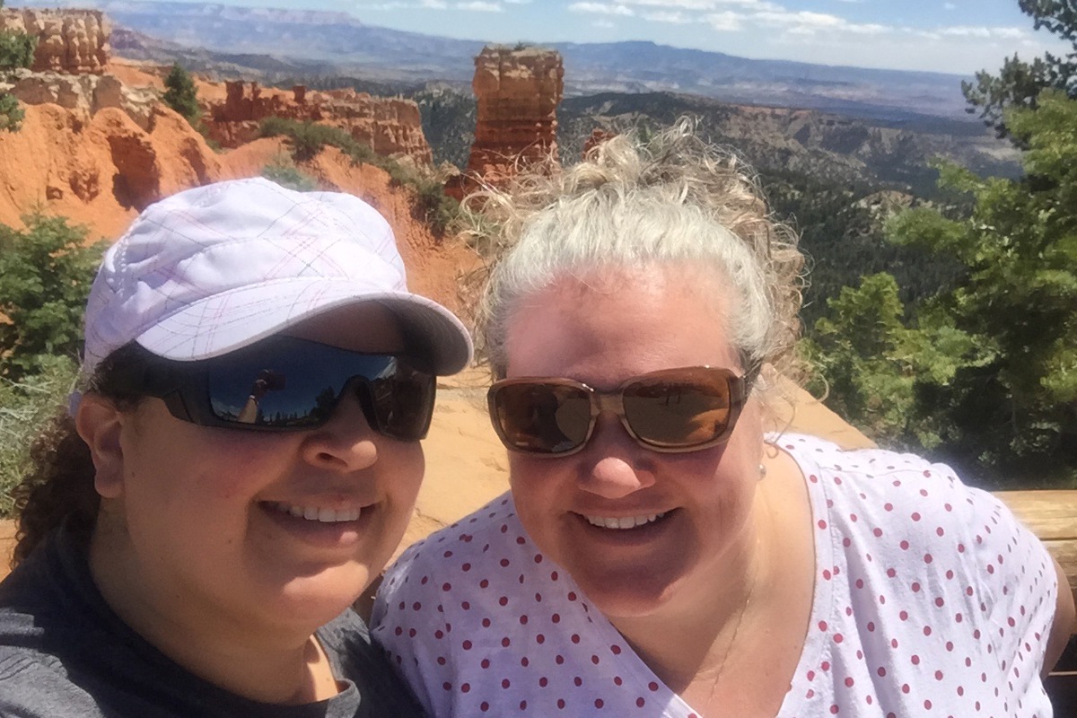 Dr. Jennifer Hammat and her partner, CJ