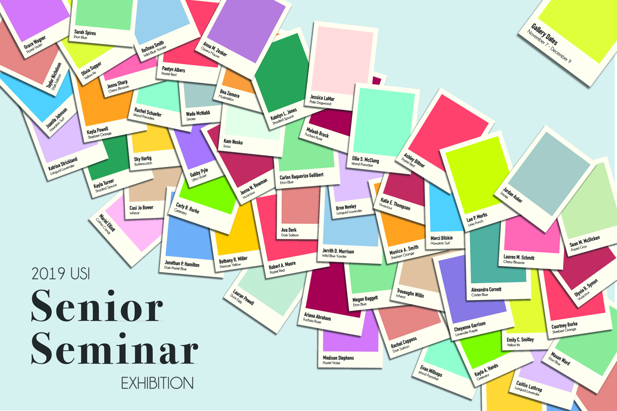 USI Class of 2019 capstone artwork featured in Senior Seminar Exhibition