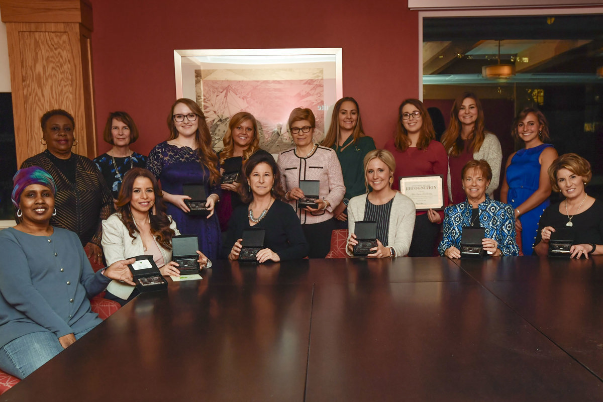 The 2019 Class of Phenomenal Women of USI and the Community.
