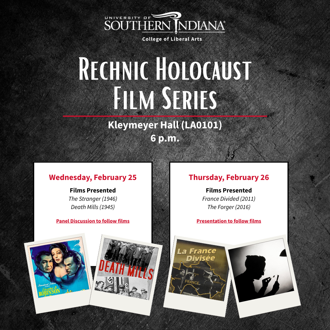 USI to host first Rechnic Holocaust Film Series  - News article image