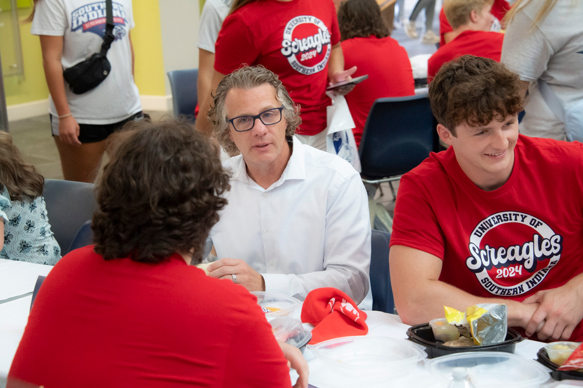 Campus life photo showing student activities and facilities