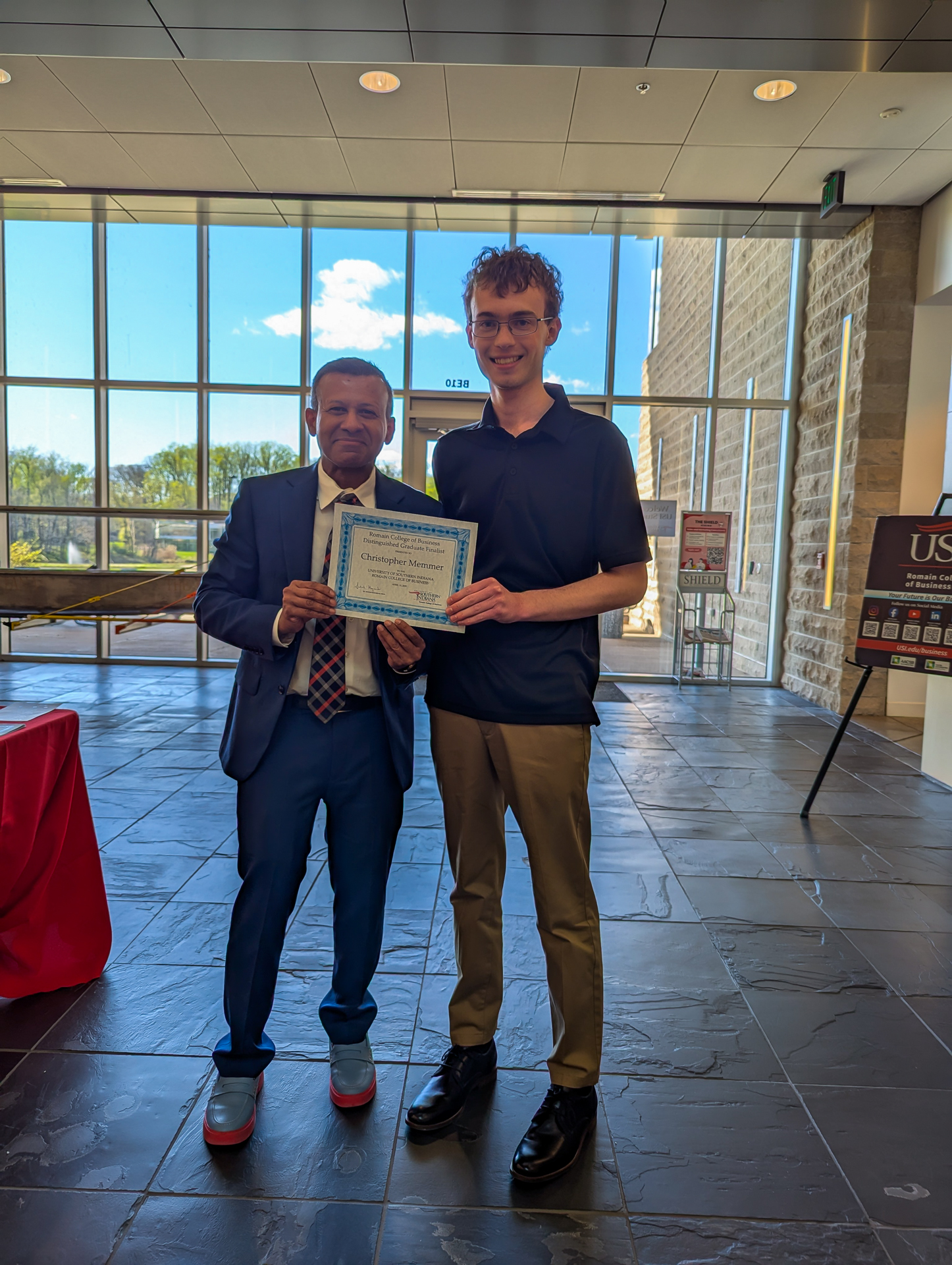 Dean with Christopher