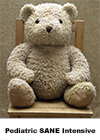 Teddy bear image for pediatric sane intensive