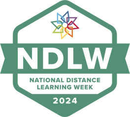 National Distance Learning Week 2024 Logo