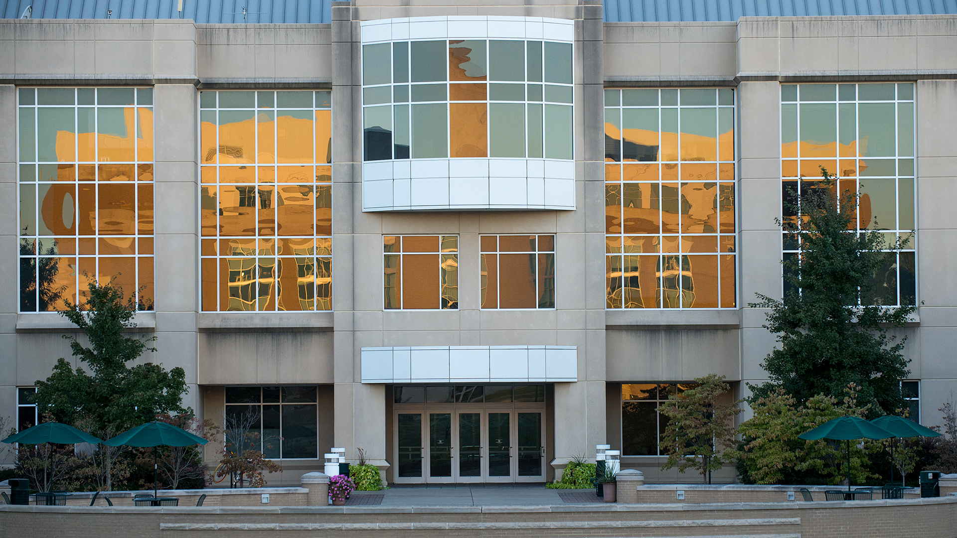 Campus life photo showing student activities and facilities