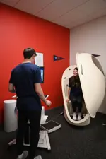 Campus life photo showing student activities and facilities