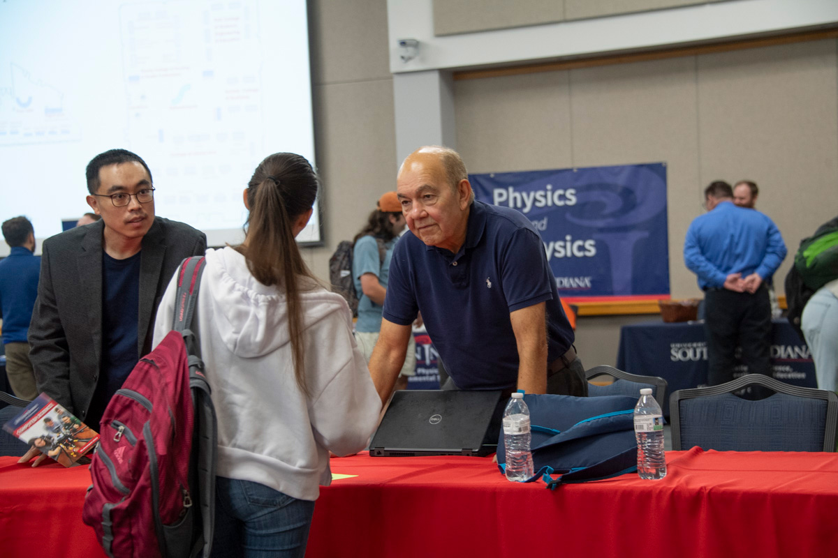 Campus life photo showing student activities and facilities