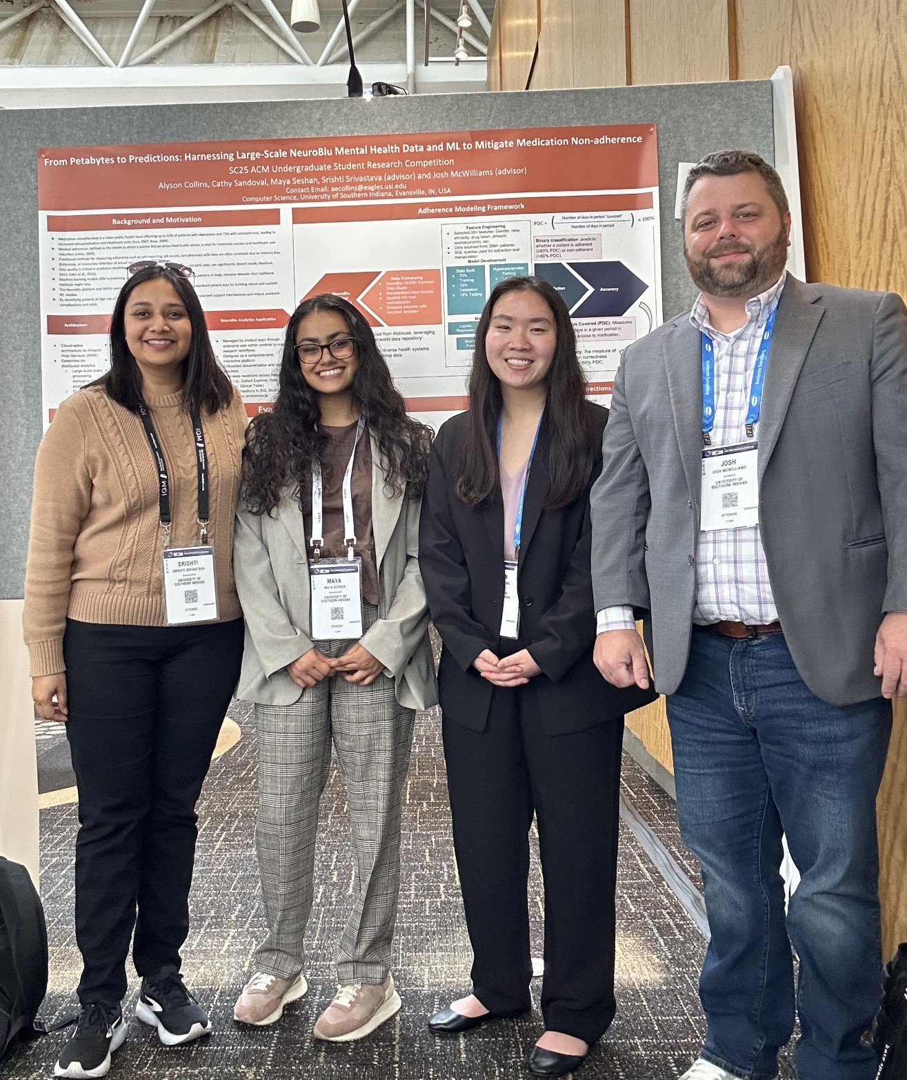 USI computer science students recognized among top research teams at international supercomputing conference   - News article image