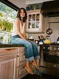 Picture of Erin Rose Blair sitting on kitchen counter