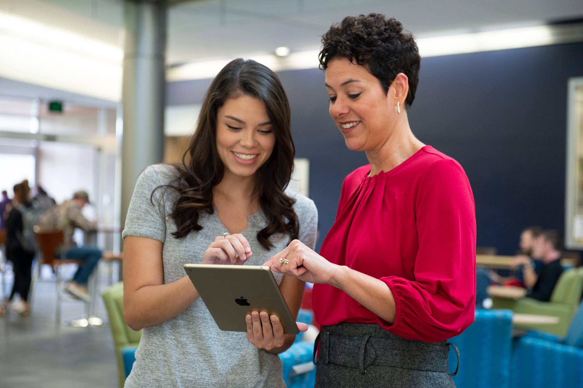 Campus life photo showing student activities and facilities