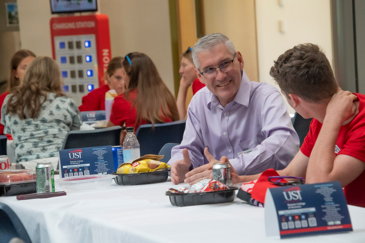 Campus life photo showing student activities and facilities