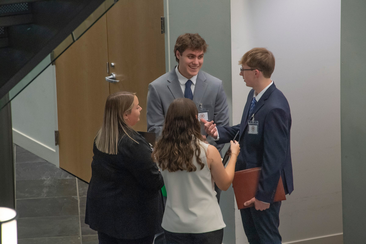 Campus life photo showing student activities and facilities