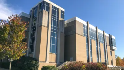 Campus life photo showing student activities and facilities