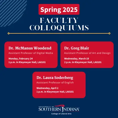 Spring USI Liberal Arts Faculty Colloquium Series to begin February 24 