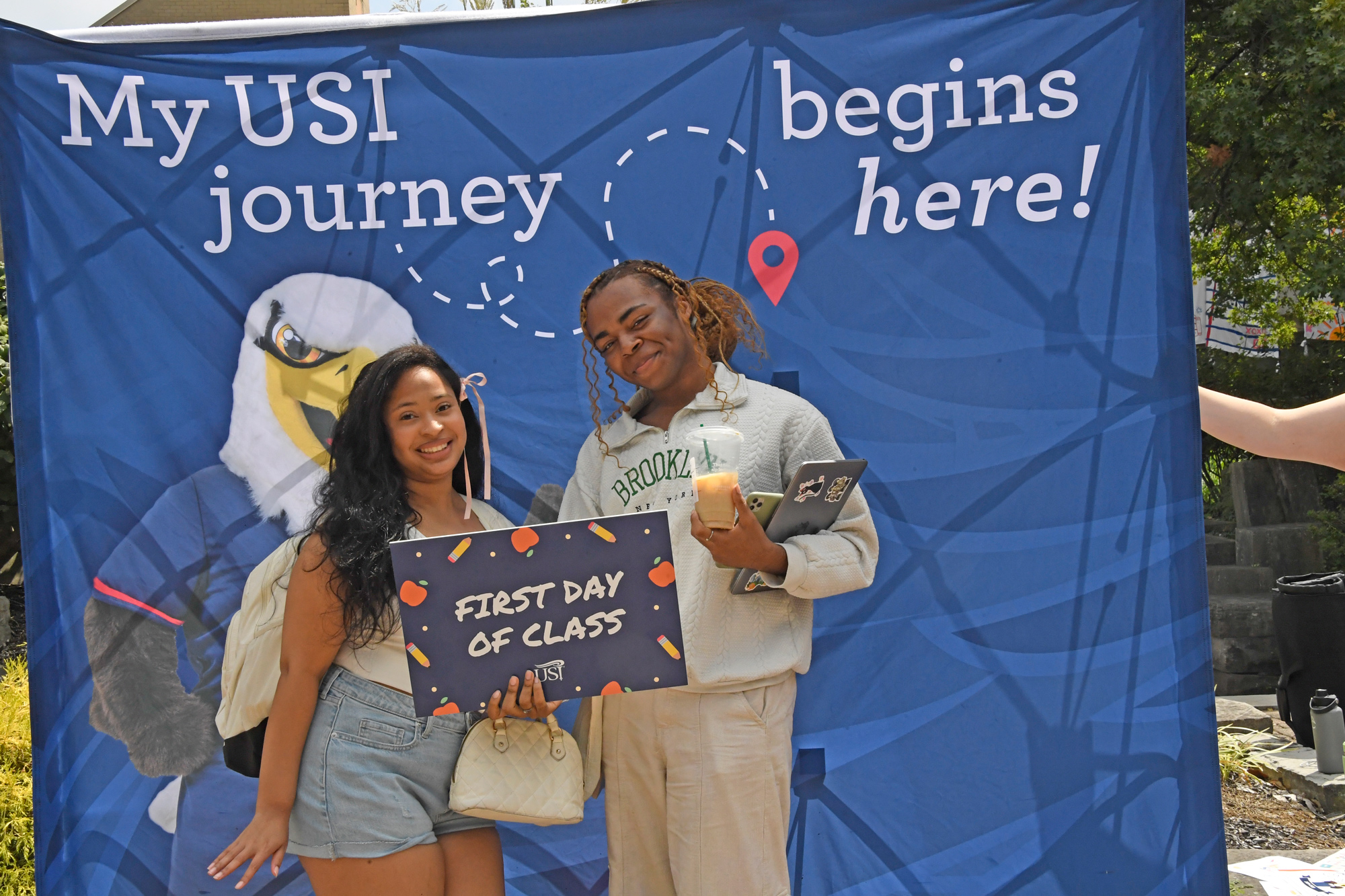 Campus life photo showing student activities and facilities