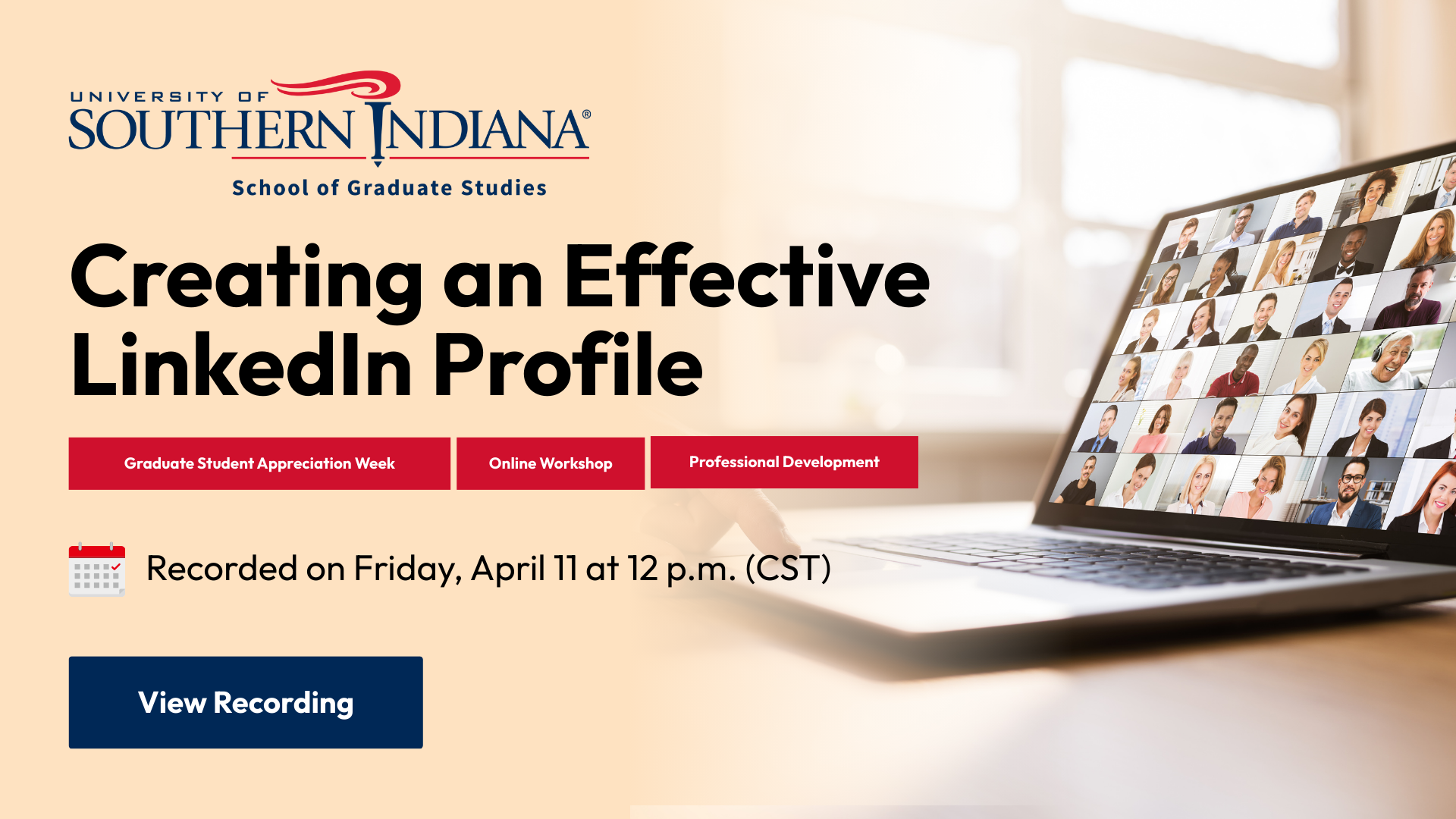 Creating an Effective LinkedIn Profile Workshop
