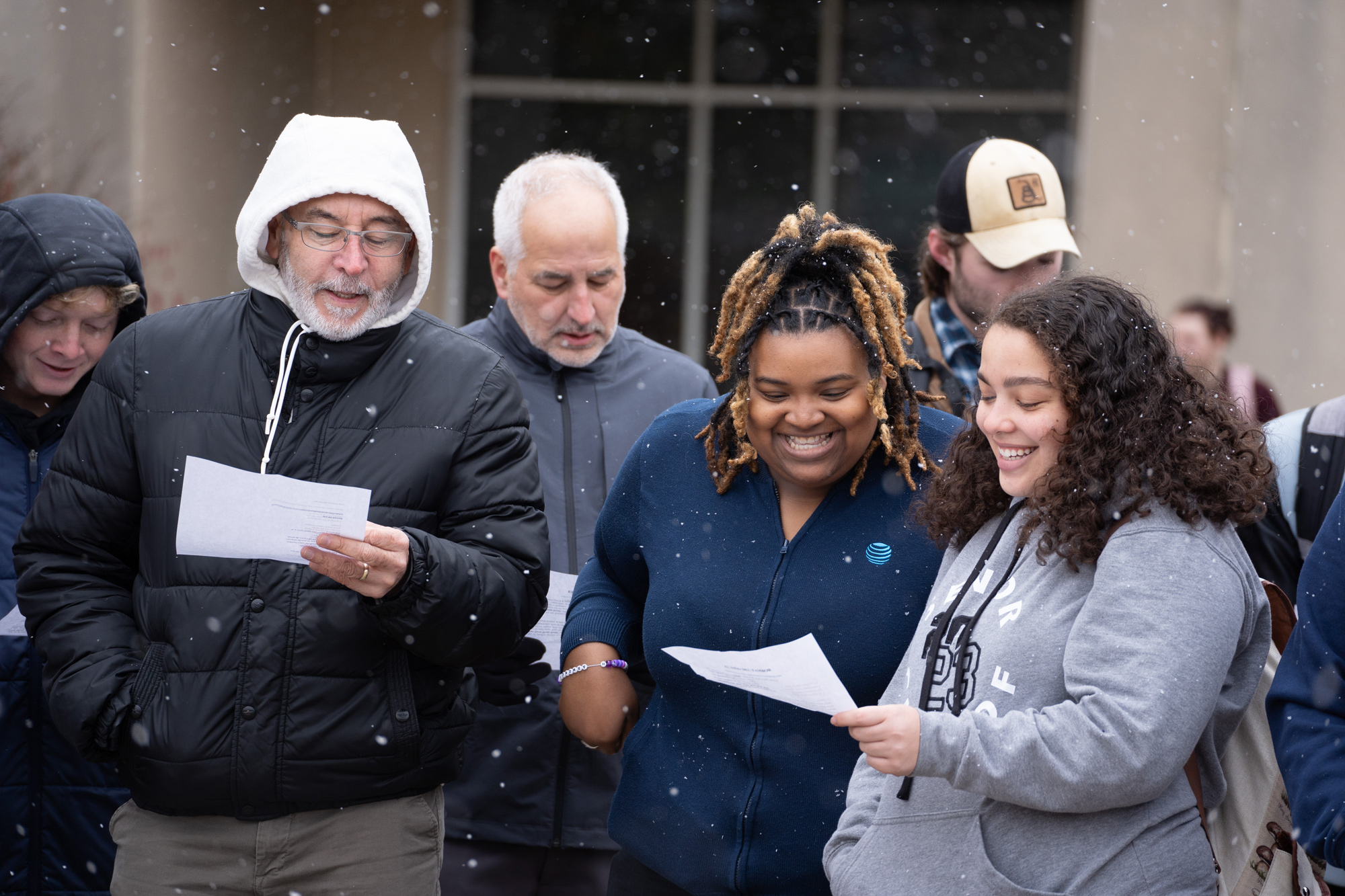 Campus life photo showing student activities and facilities